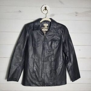 Vintage Kim Rogers 100% Leather Jacket